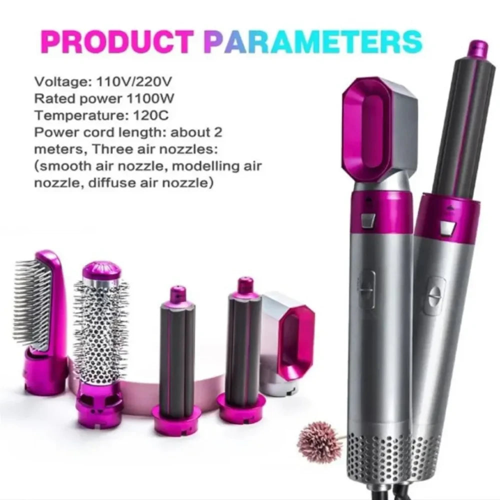 RIZADORES 5 EN 1 PROFESIONAL PARA TODO TIPO DE CABELLO