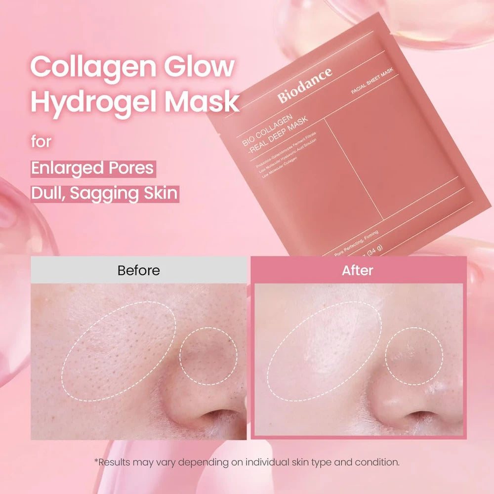 MASCARILLA PROFUNDA DE BIO-COLAGENO BIODANCE PAC X 4 UNIDADES