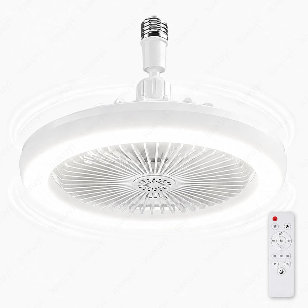 VENTILADOR INTELIGENTE 2 EN 1 CON LUZ LED