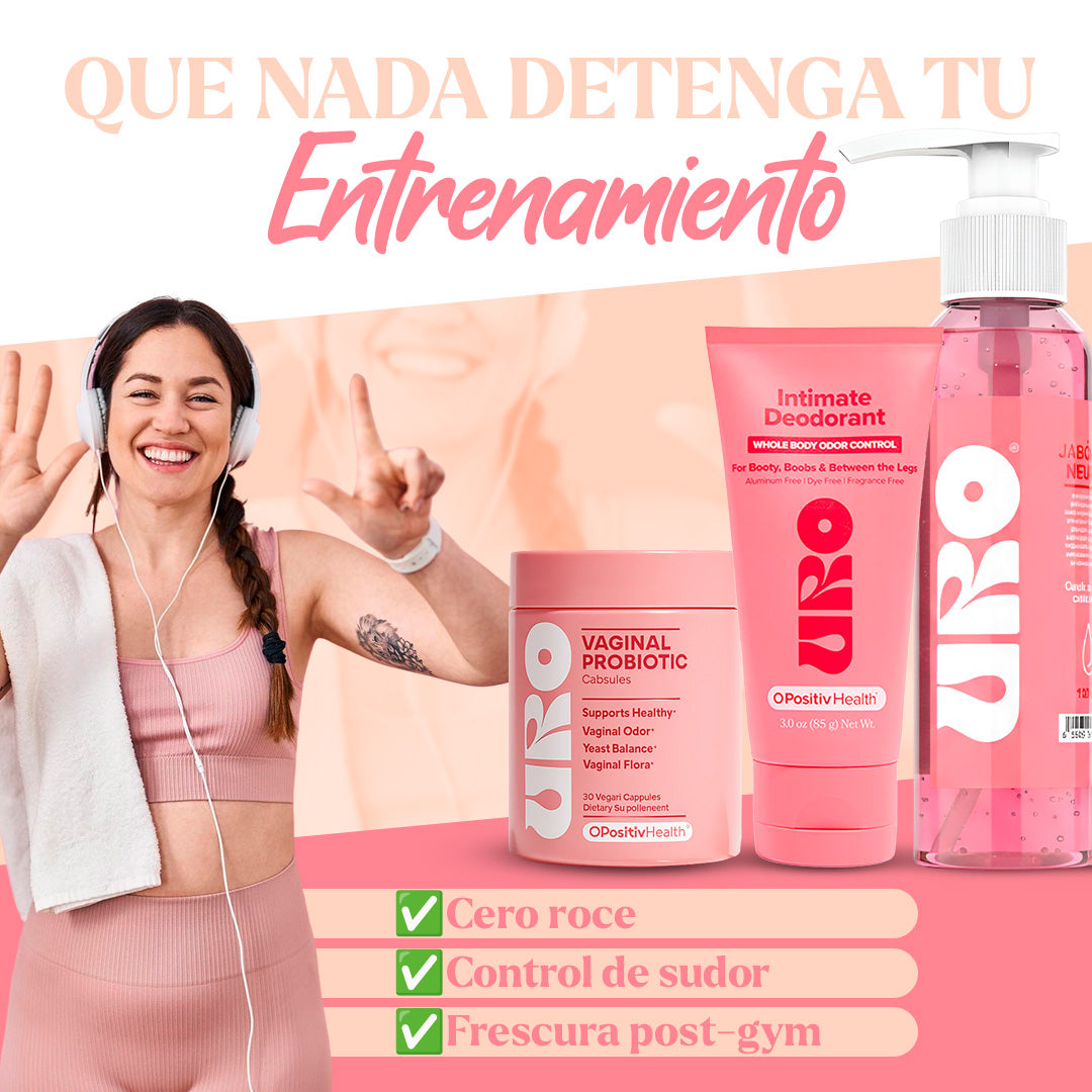 SUPER KIT DE PROBIOTICOS VAGINALES PARA UN PH EQUILIBRADO. PROBIÓTICOS+JABON ÍNTIMO+ DESODORANTE ÍNTIMO