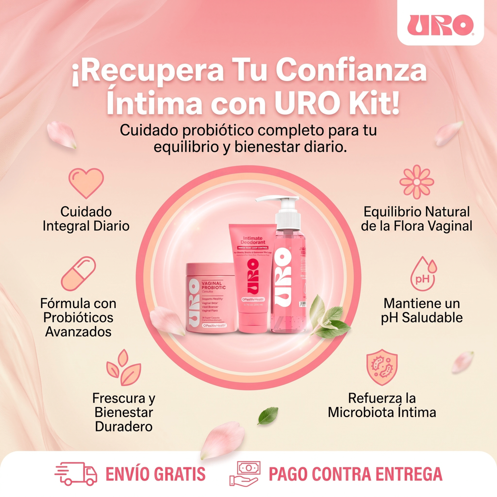 SUPER KIT DE PROBIOTICOS VAGINALES PARA UN PH EQUILIBRADO. PROBIÓTICOS+JABON ÍNTIMO+ DESODORANTE ÍNTIMO