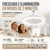 VENTILADOR INTELIGENTE 2 EN 1 CON LUZ LED