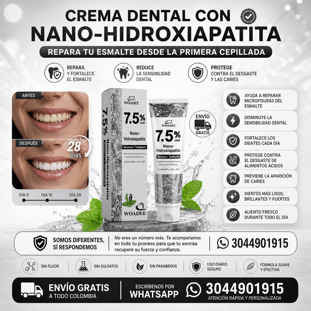 CREMA DENTAL CON NANO-HIDROXIAPATITA