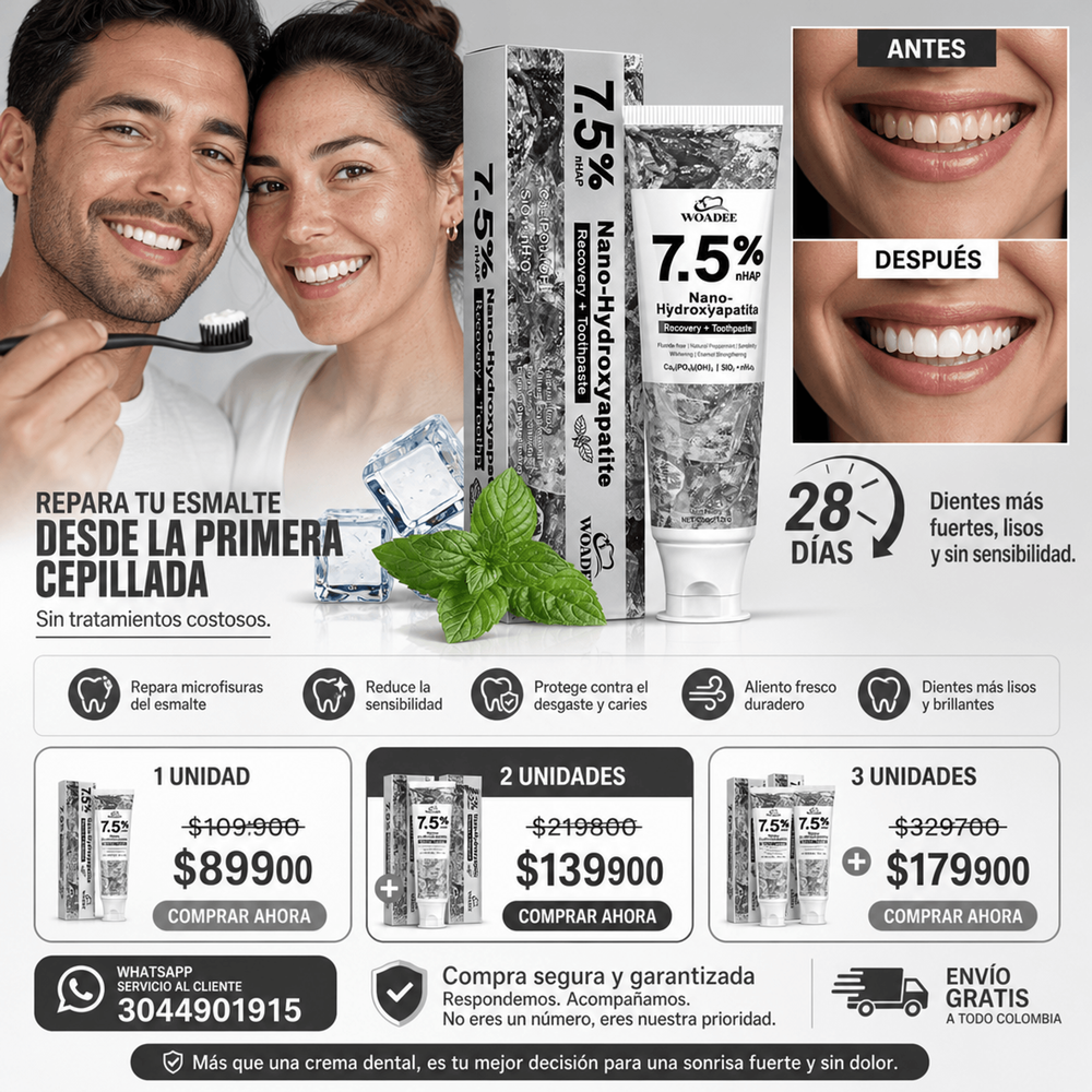 CREMA DENTAL CON NANO-HIDROXIAPATITA
