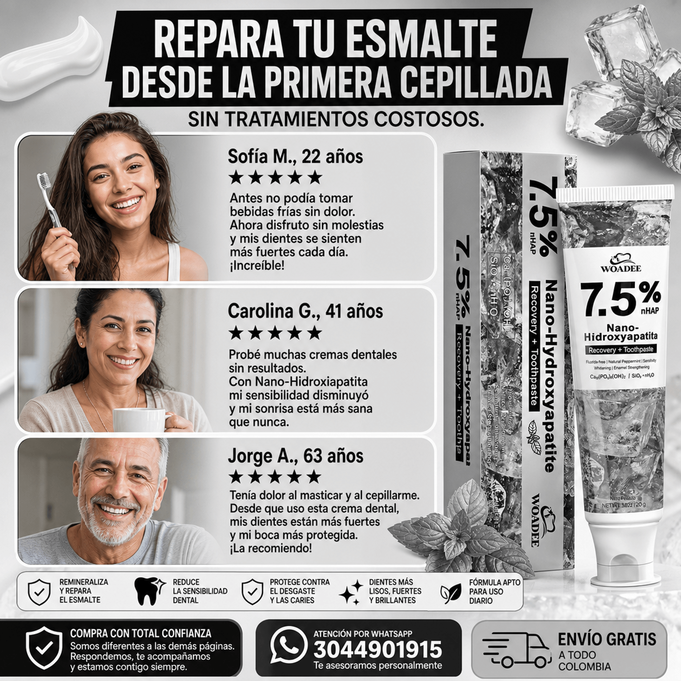 CREMA DENTAL CON NANO-HIDROXIAPATITA